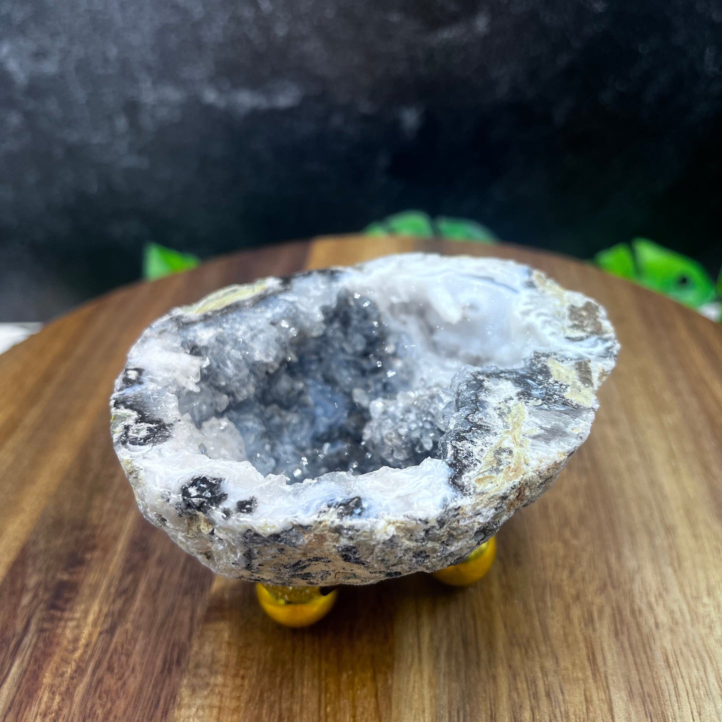 Druzy Agate Bowl