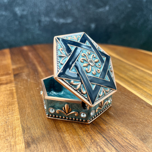 Blue 6-pointed Star Decorative Box