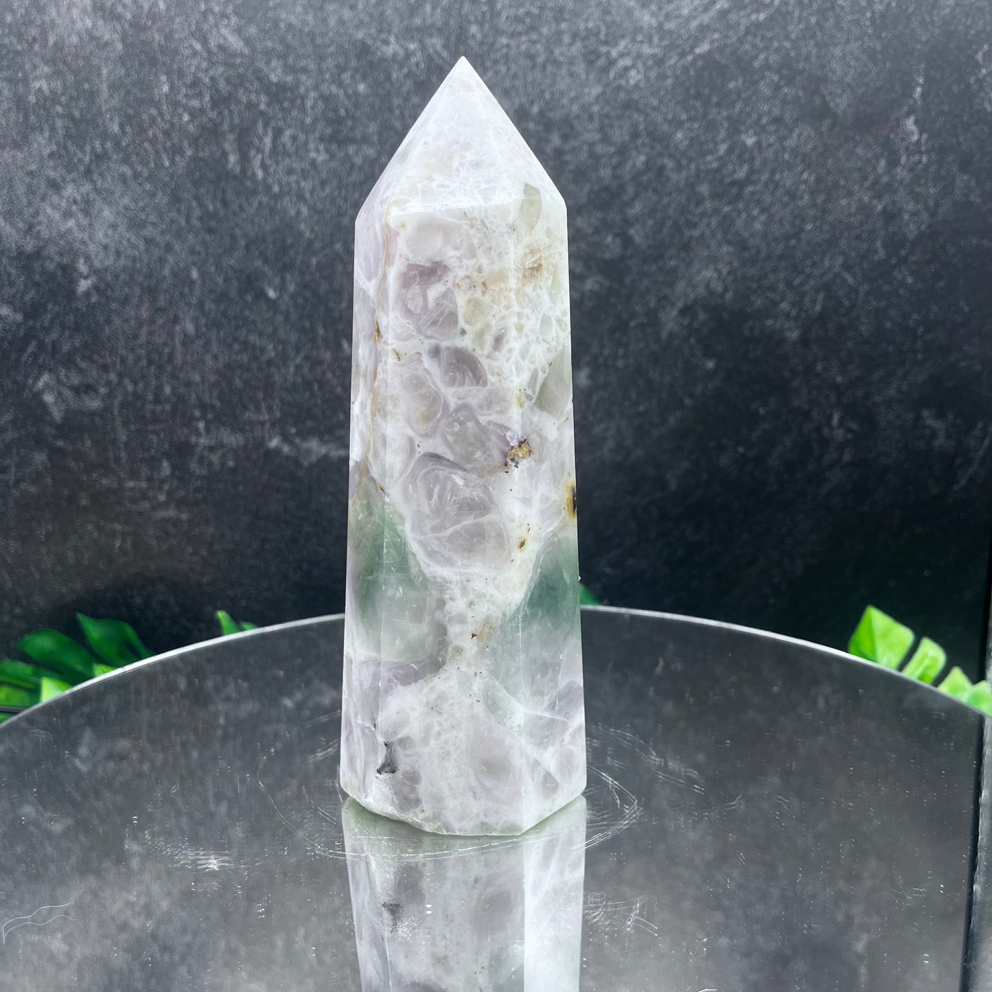 Green Fluorite in Matrix Tower