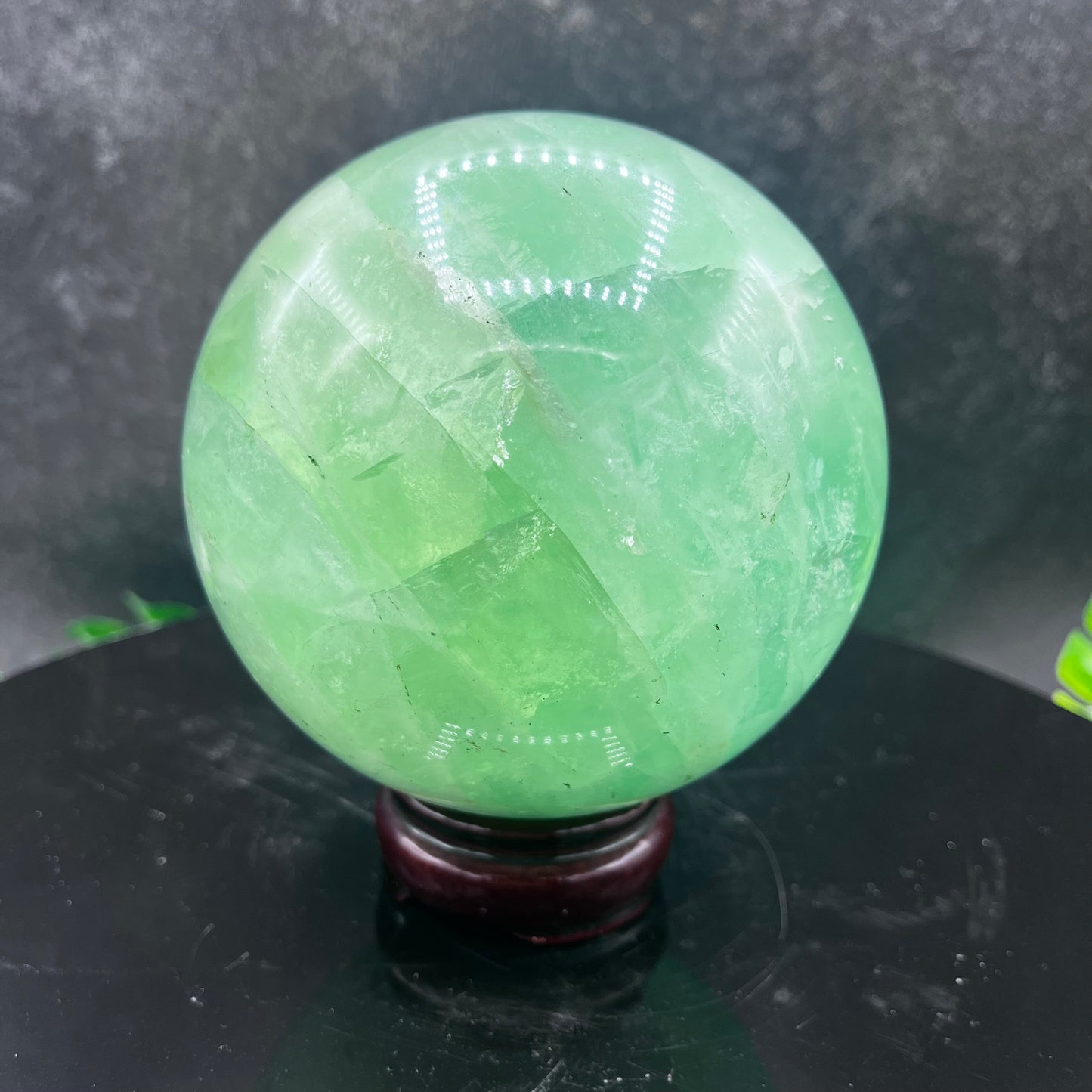 Green Fluorite Sphere
