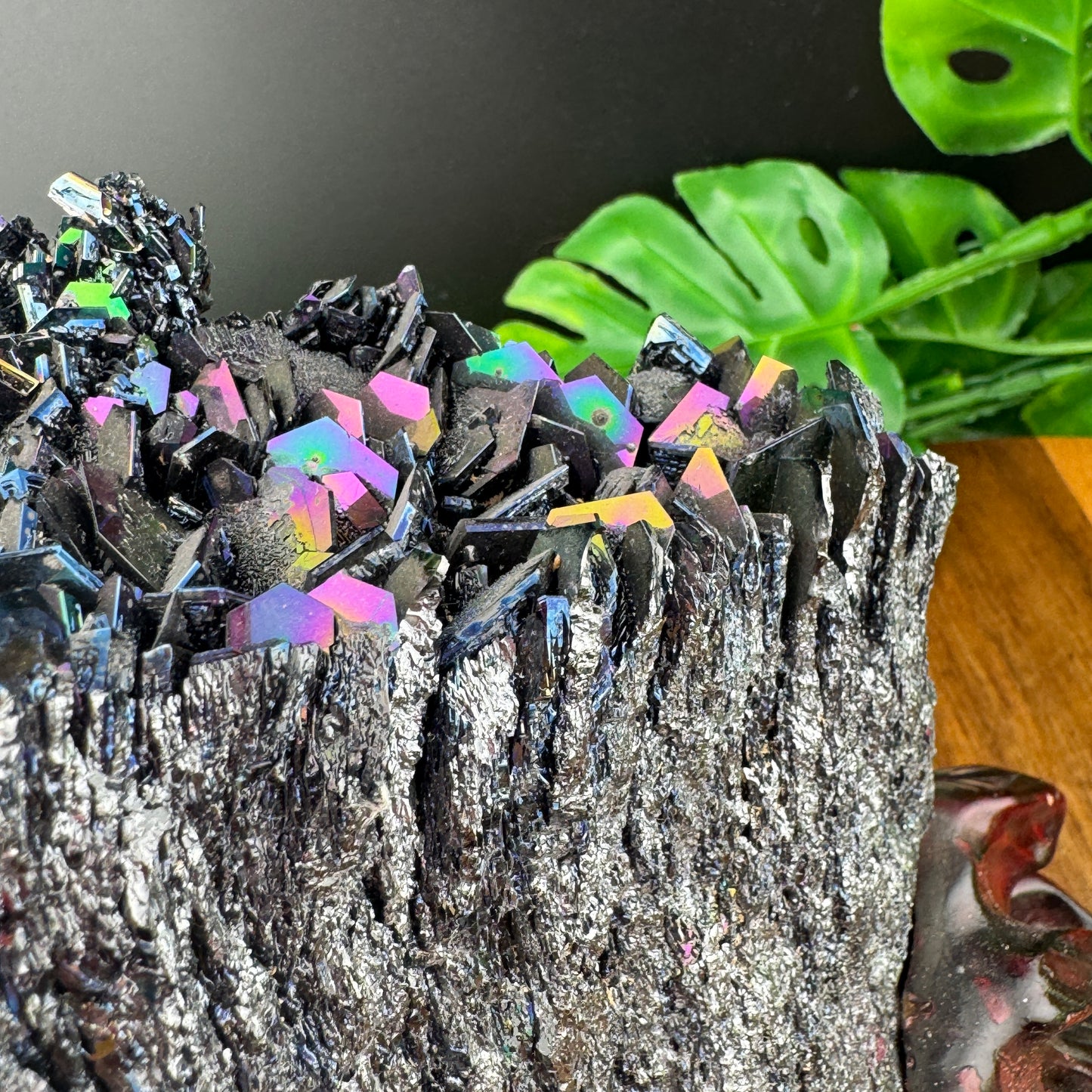 Unique “Bladed” Carborundum on Wood Stand