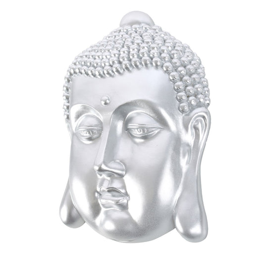 Silver Buddha Head Wall Decor