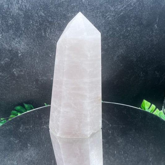 Medium Light Pink Rose Quartz Tower