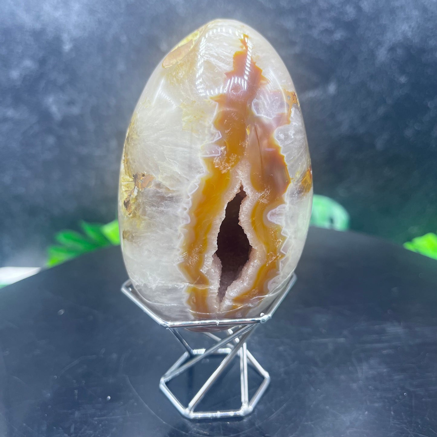 Druzy Agate Egg