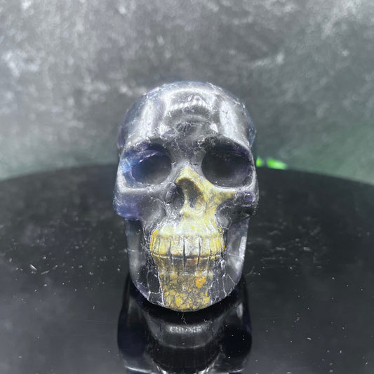 Purple Fluorite Skull