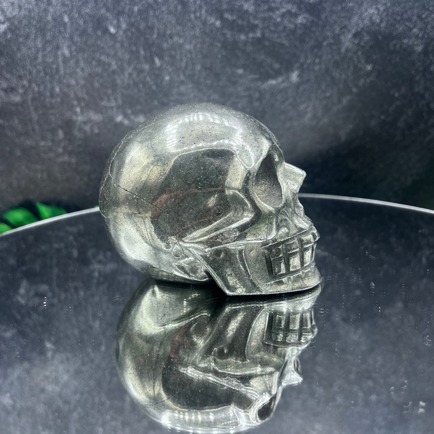 Pyrite Skull