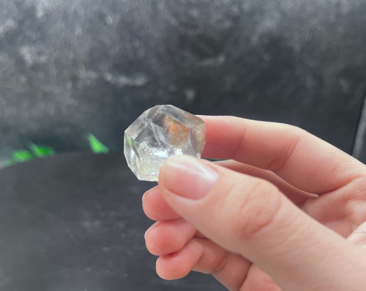 Silver Rutile in Quartz Specimen