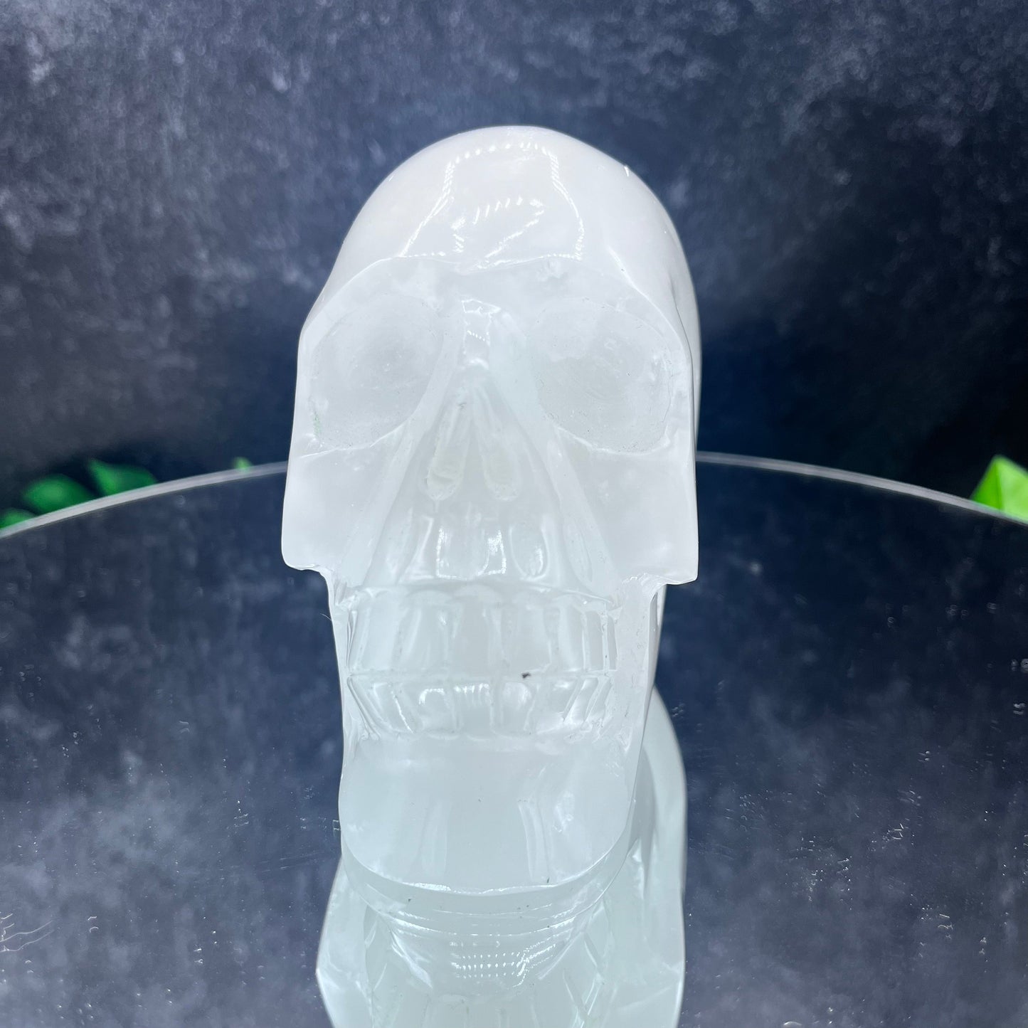 Selenite Skull