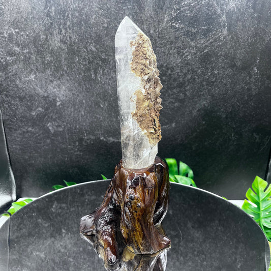 Clear Quartz Garden Tower