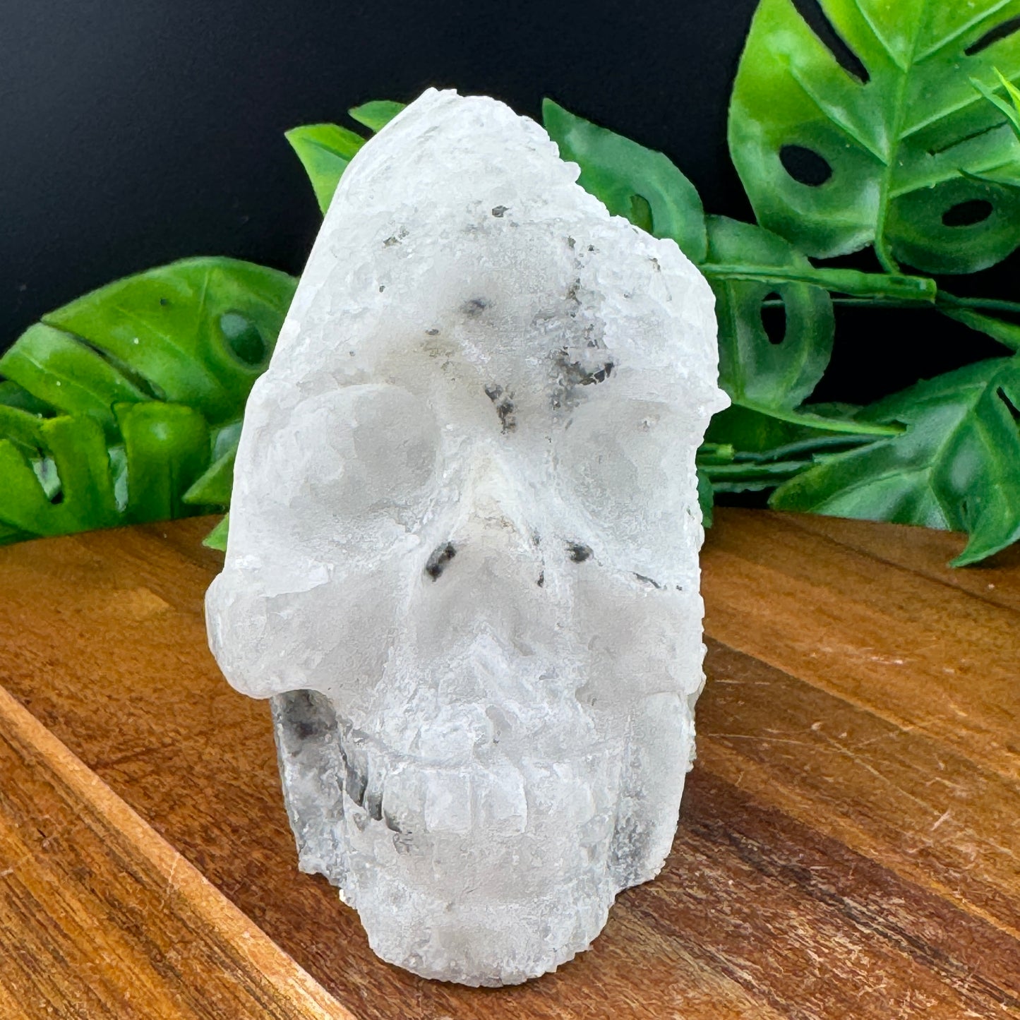 Clear Quartz Cluster Skull