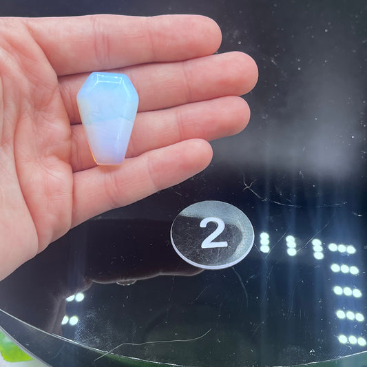1 Inch Mini Coffin (Larvakite, Opalite, Tiger Eye)