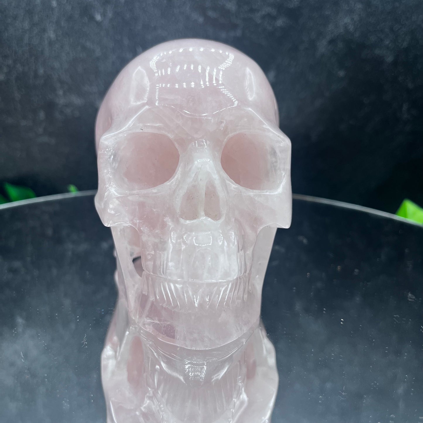 Rose Quartz Skull