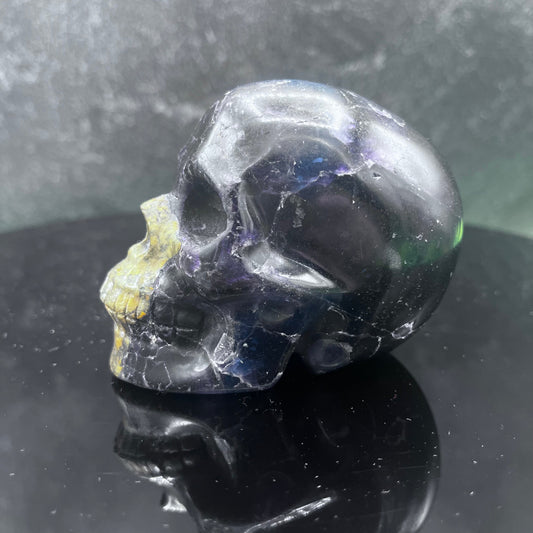 Purple Fluorite Skull