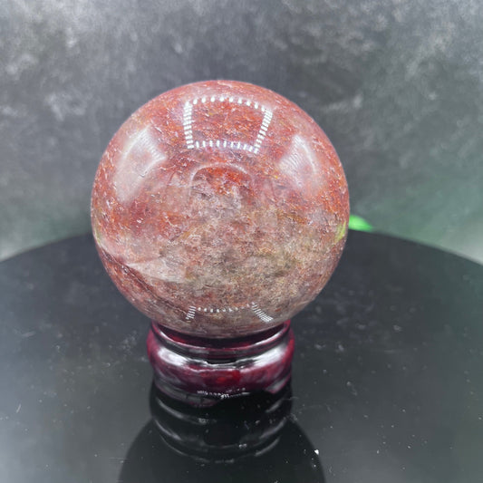 Red Quartz Sphere