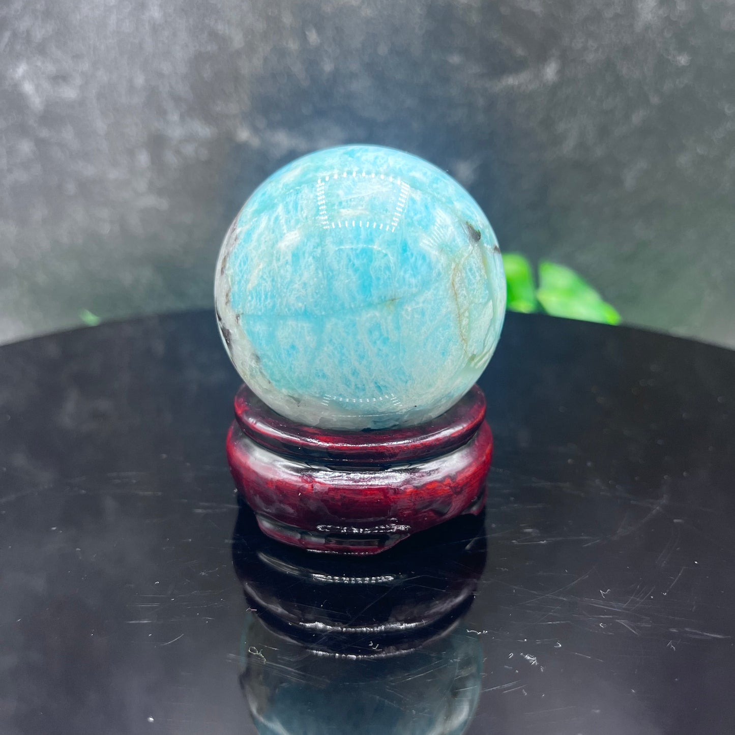 Quartz in Amazonite Sphere