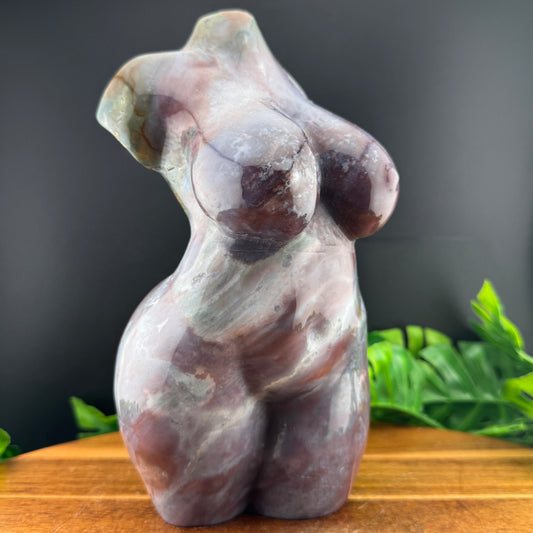 Ocean Jasper Goddess Body Statue