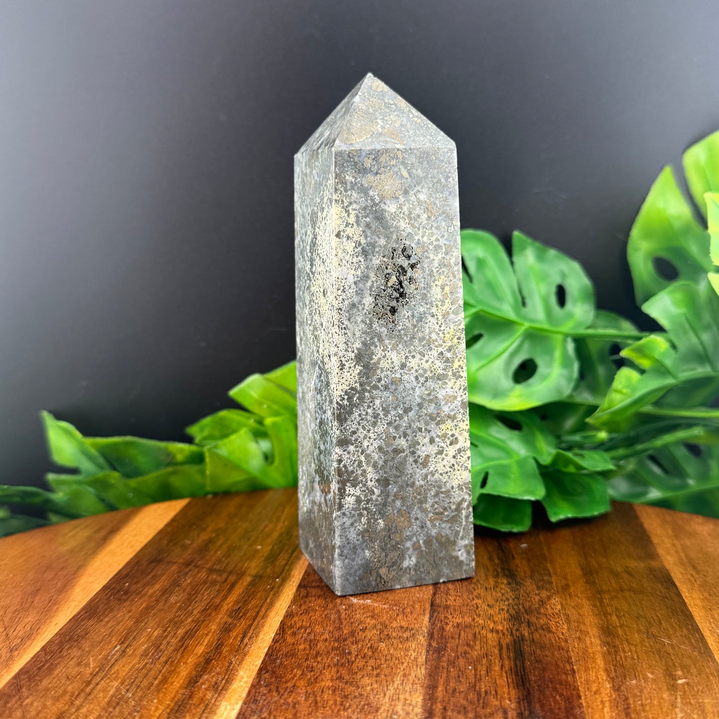 Marcasite in Agate Skull Tower