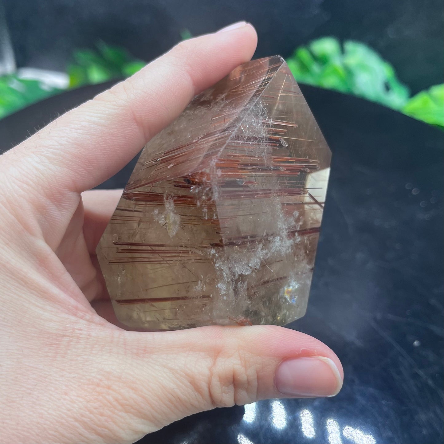 Red and Gold Rutile Freeform