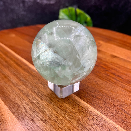 Baja Blast Green Fluorite Sphere