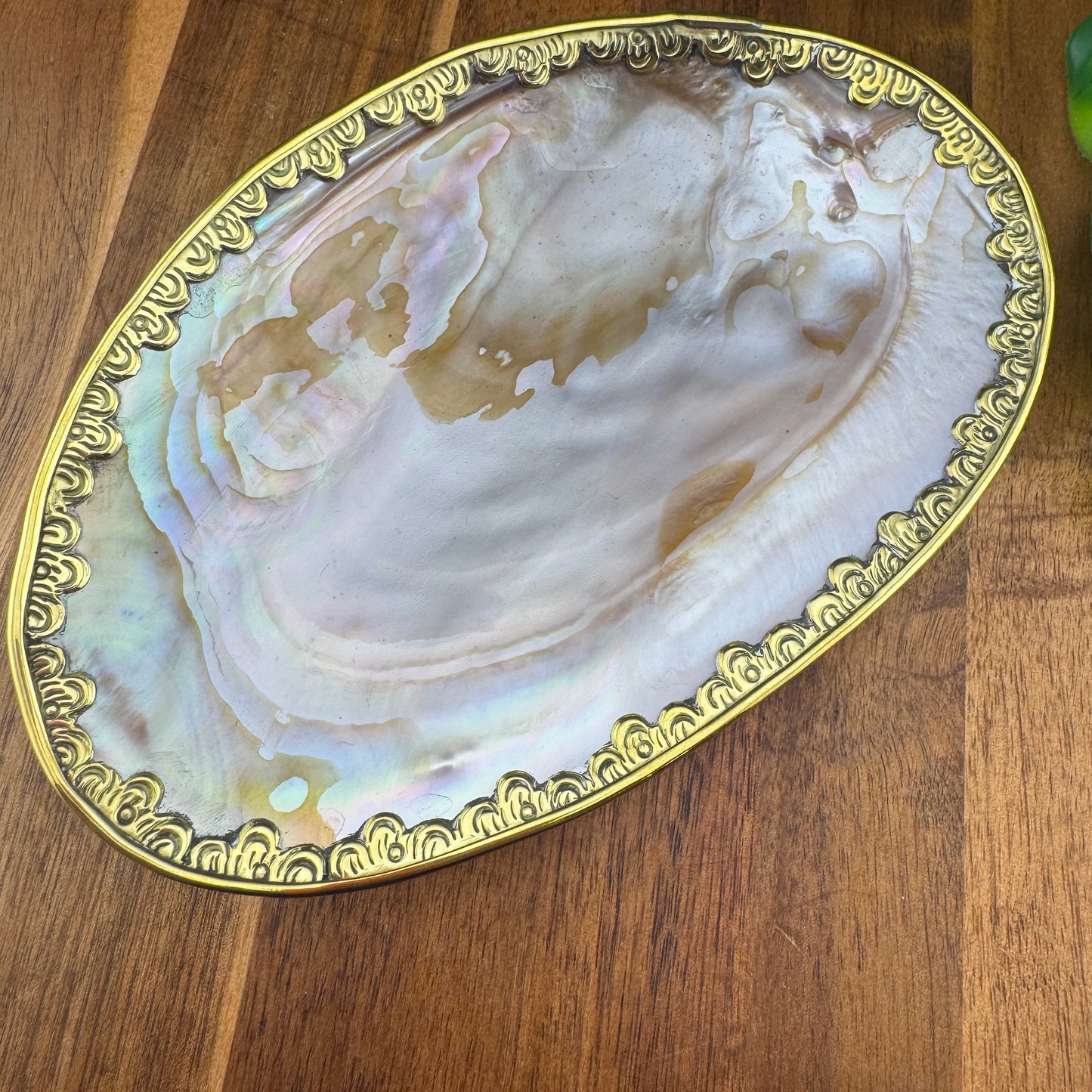 Mother of Pearl & Abalone Shell Ritual Dish