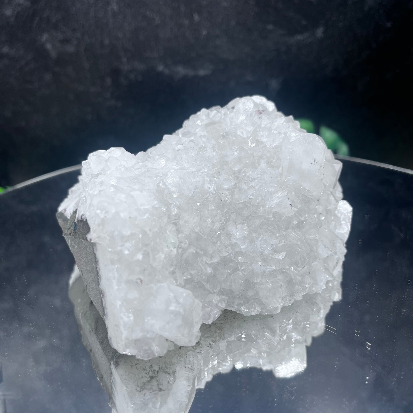 Cubic Calcite on Apophyllte