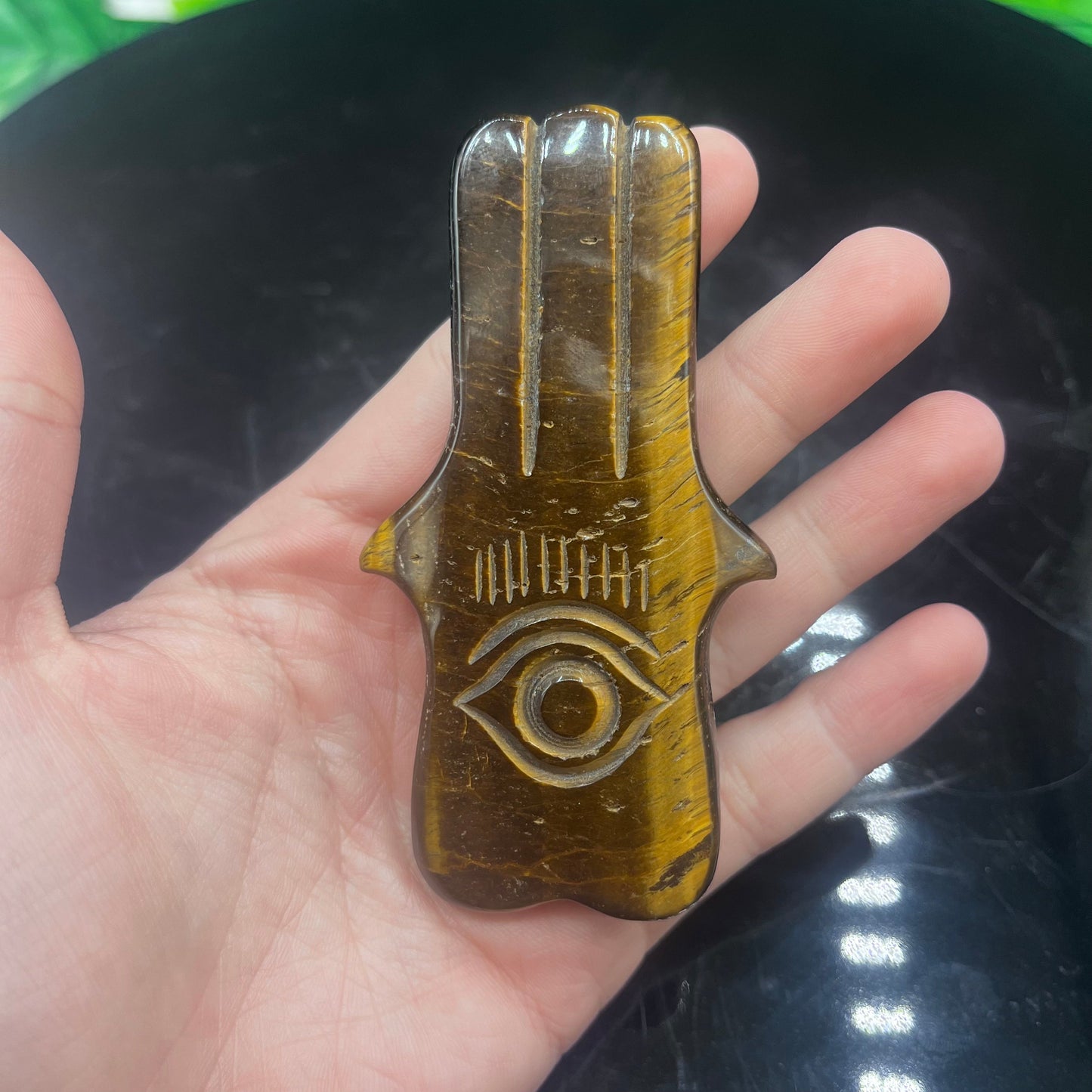 Tiger Eye Hamsa Evil Eye