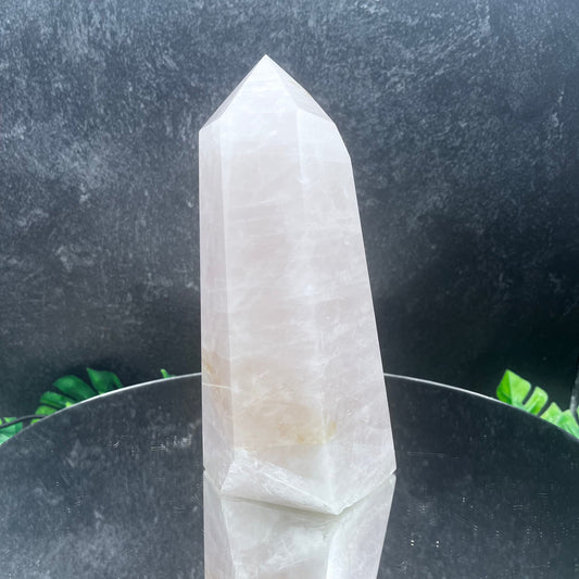 Medium Light Pink Rose Quartz Tower