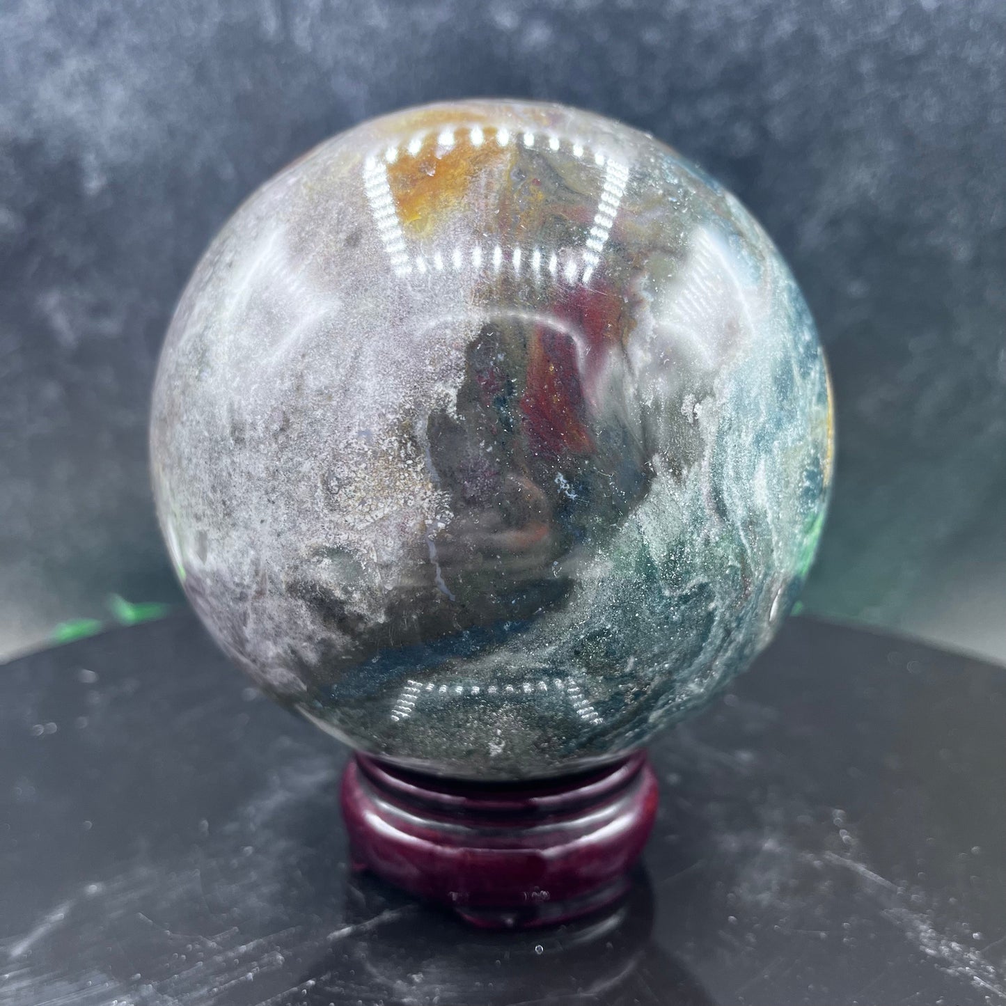 Ocean Jasper Sphere