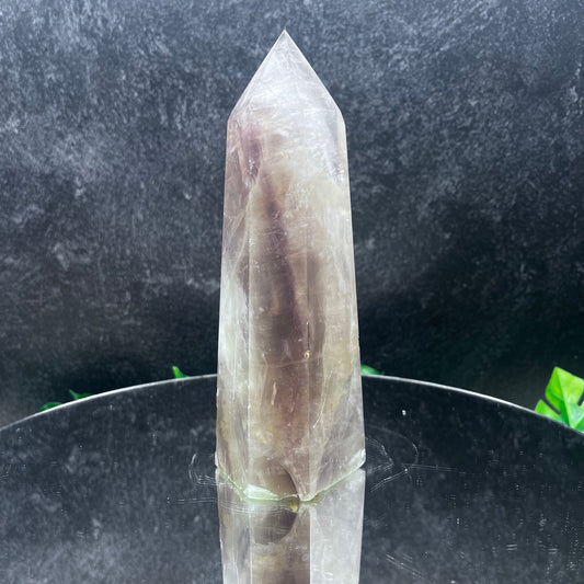 Smoky Purple Fluorite Tower