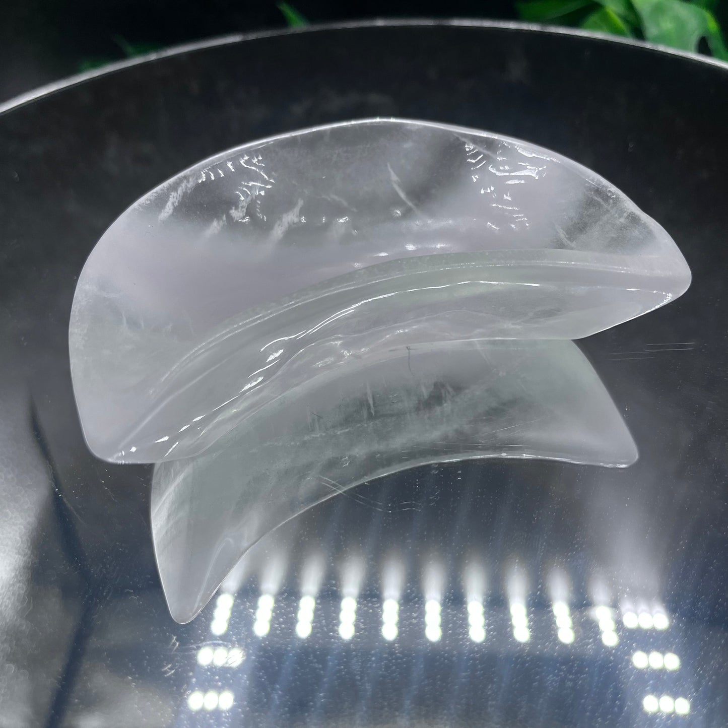Yttrium Fluorite Moon Bowl