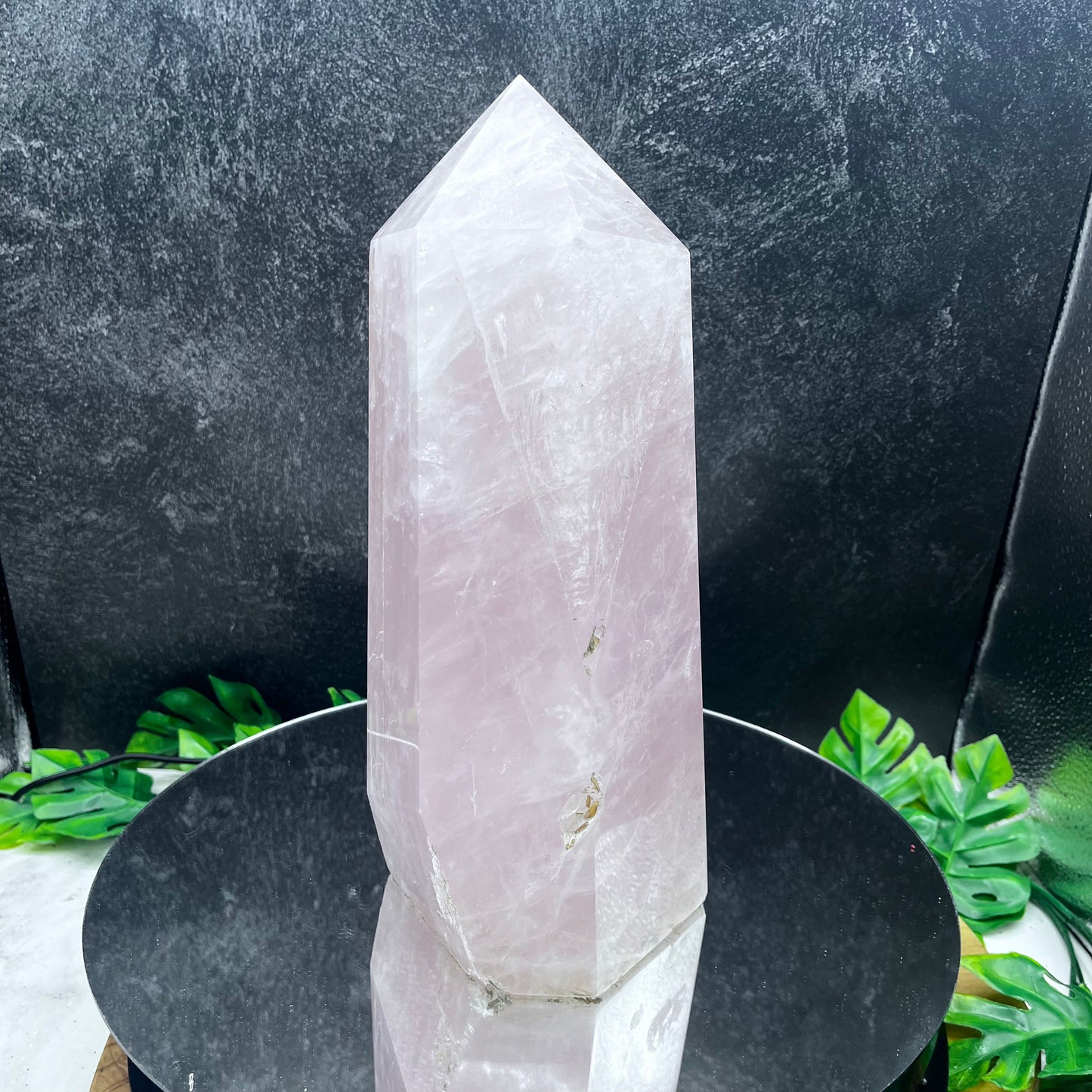 XL Rose Quartz Tower