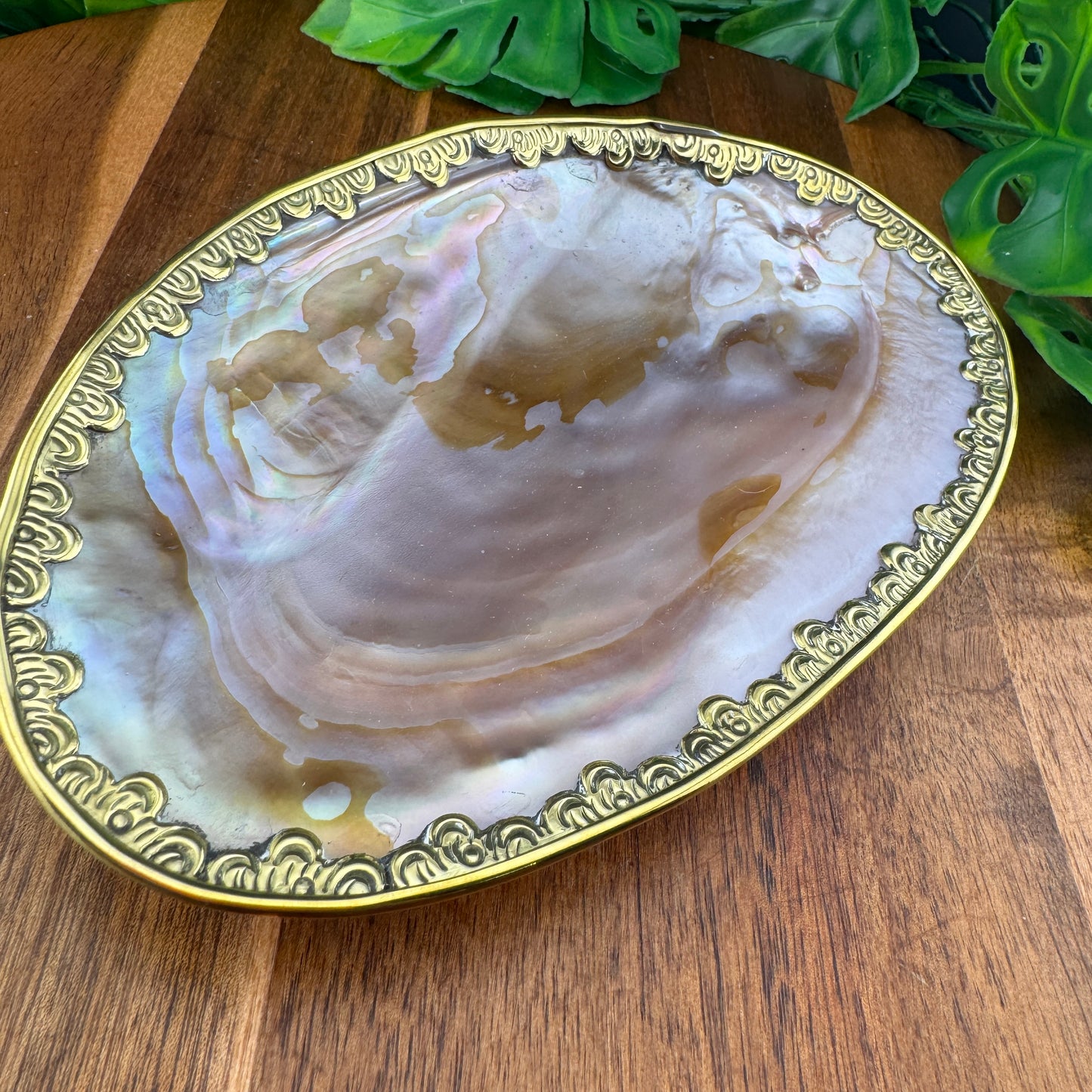 Mother of Pearl & Abalone Shell Ritual Dish