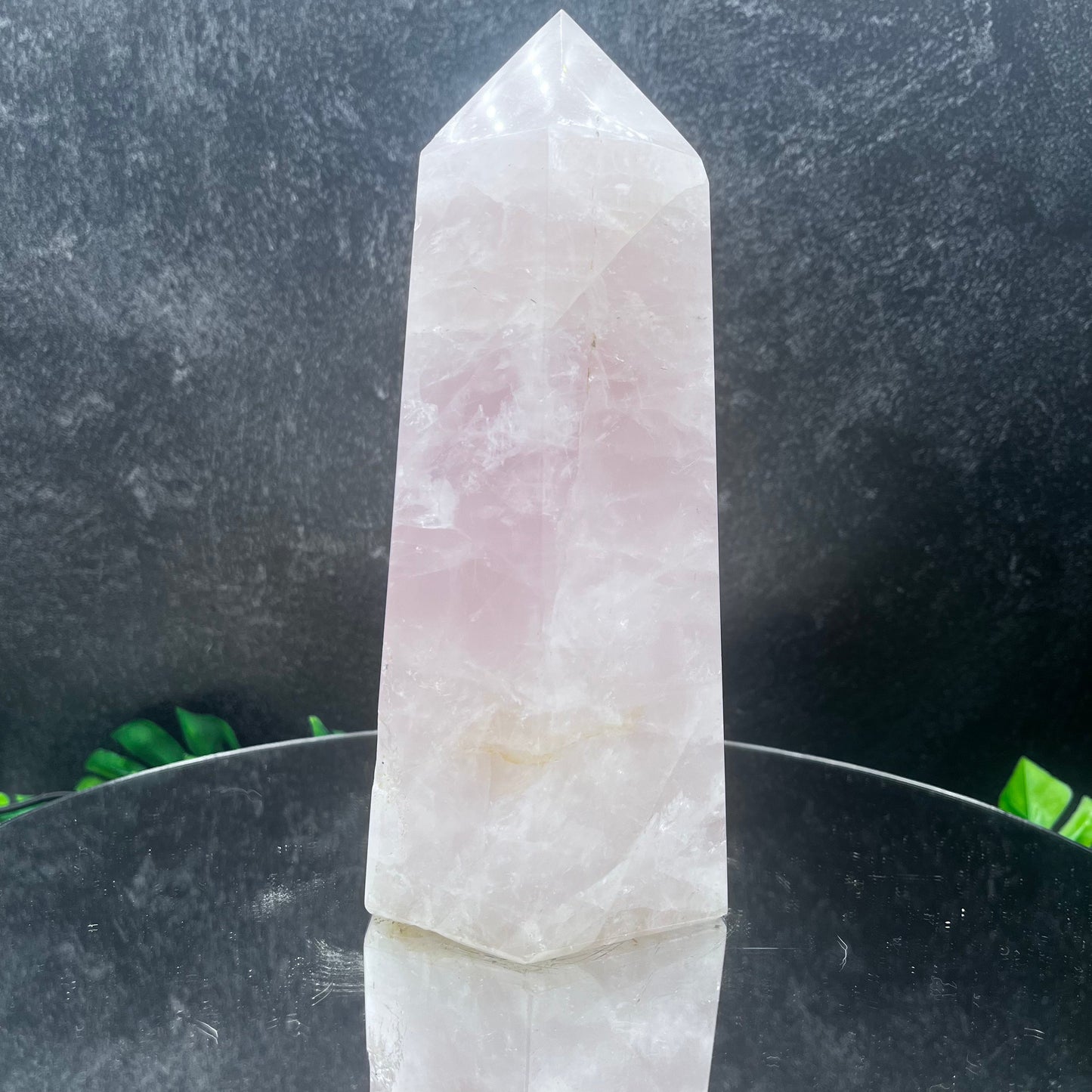 Light Pink Rose Quartz Tower