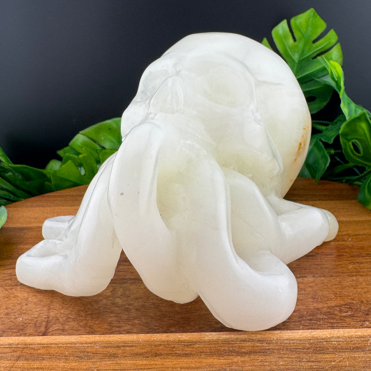 Afghan Jade Cthulhu Octopus Skull