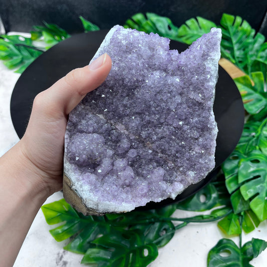 Flowering Amethyst Geode w/ Cut Base