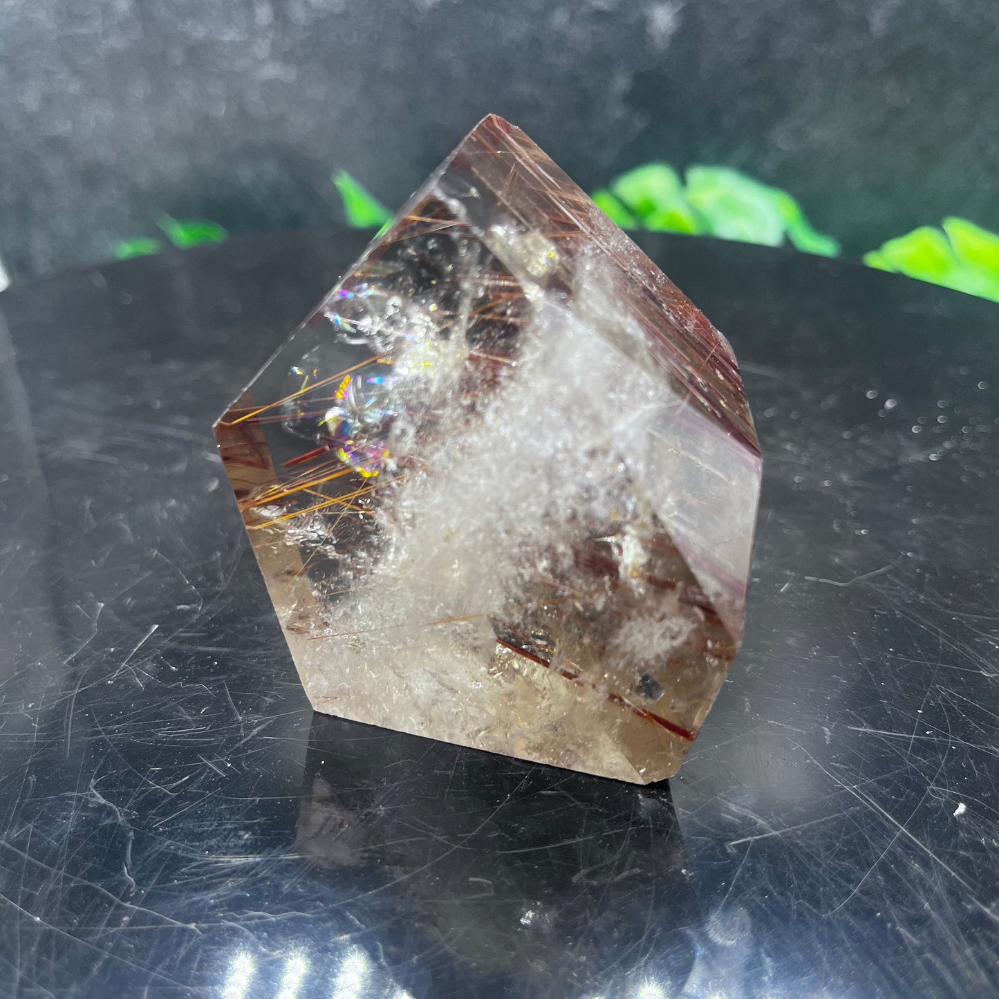 Red and Gold Rutile Freeform