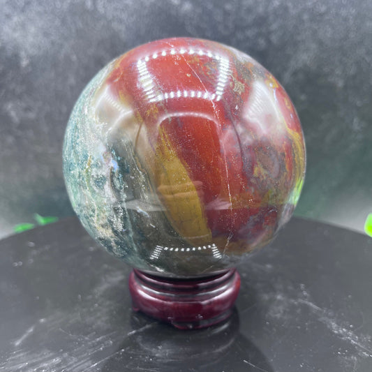 Ocean Jasper Sphere