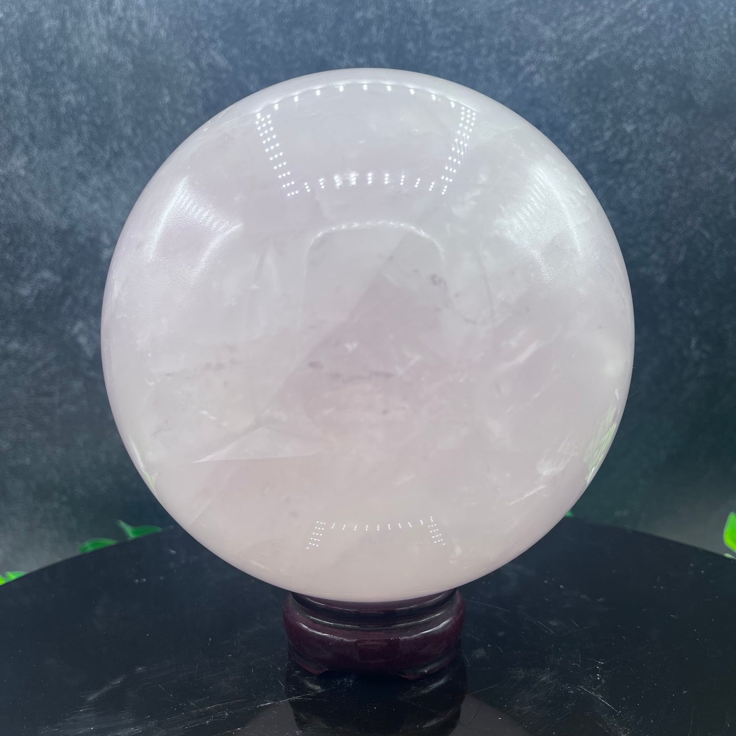 Large Light Rose Quartz Sphere