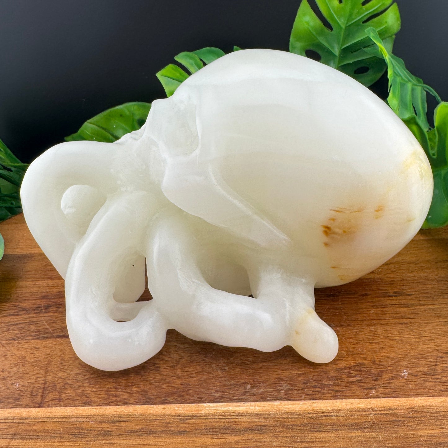 Afghan Jade Cthulhu Octopus Skull