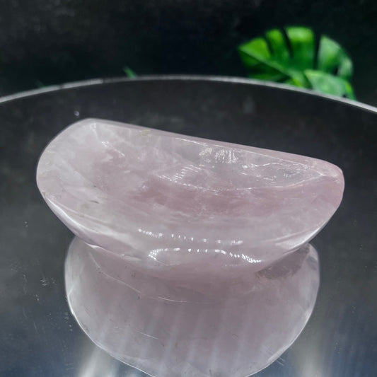 Rose Quartz Moon Bowl