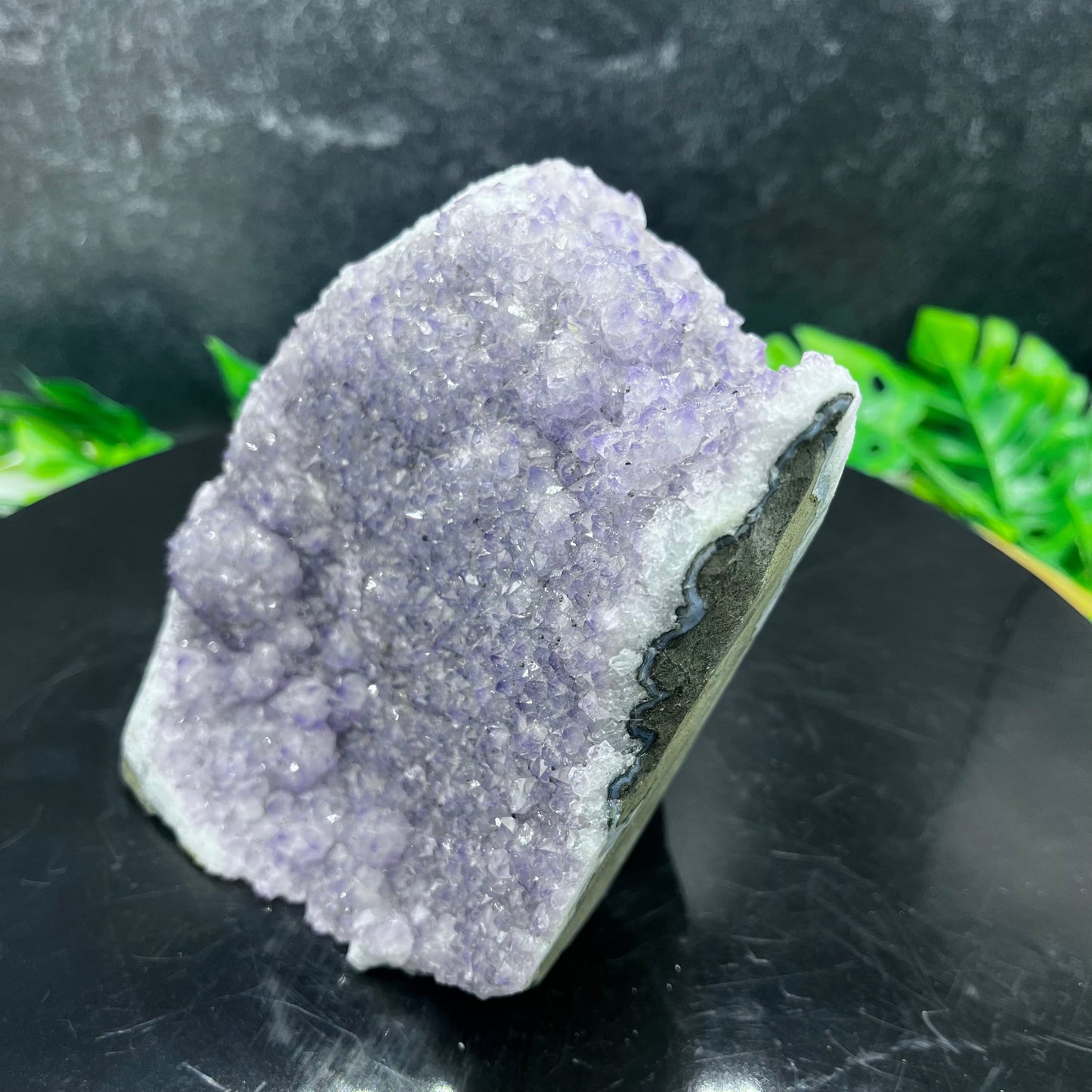 Flowering Amethyst Geode w/ Cut Base