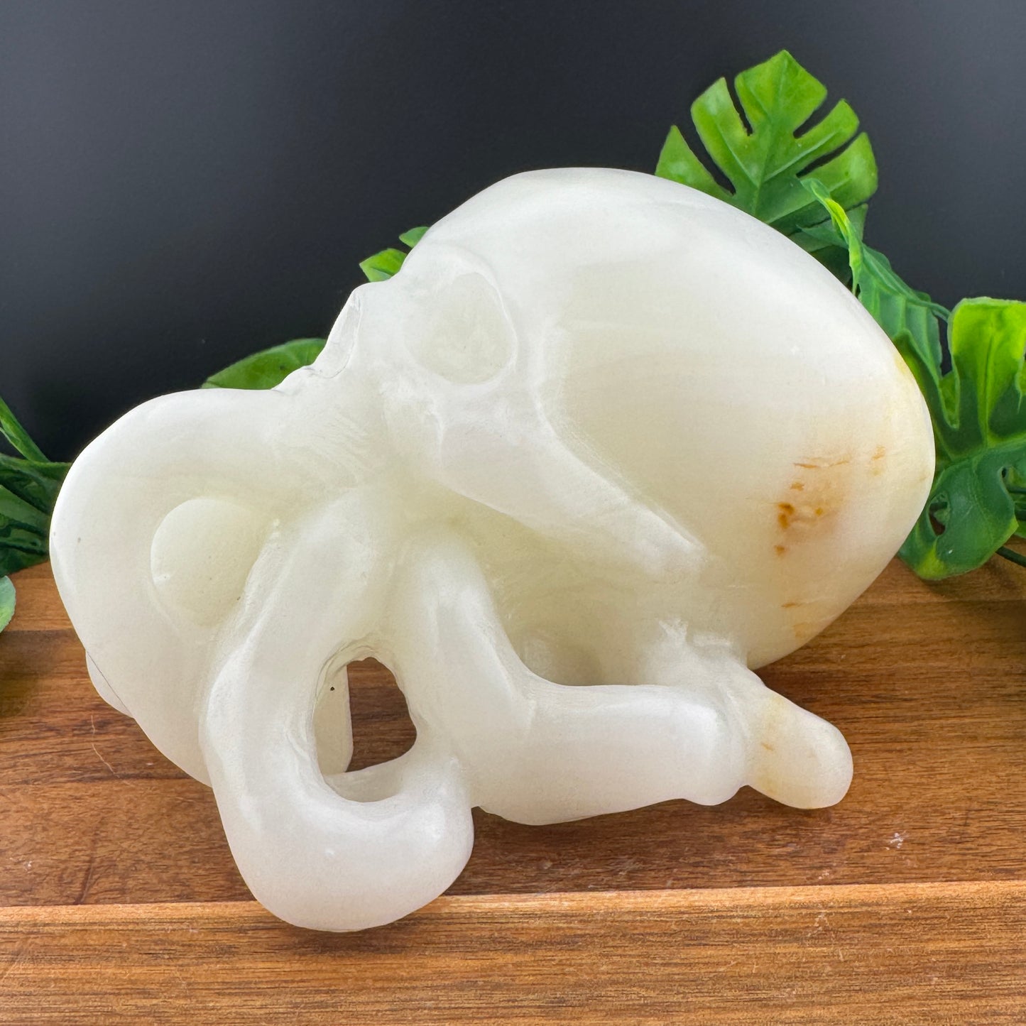 Afghan Jade Cthulhu Octopus Skull