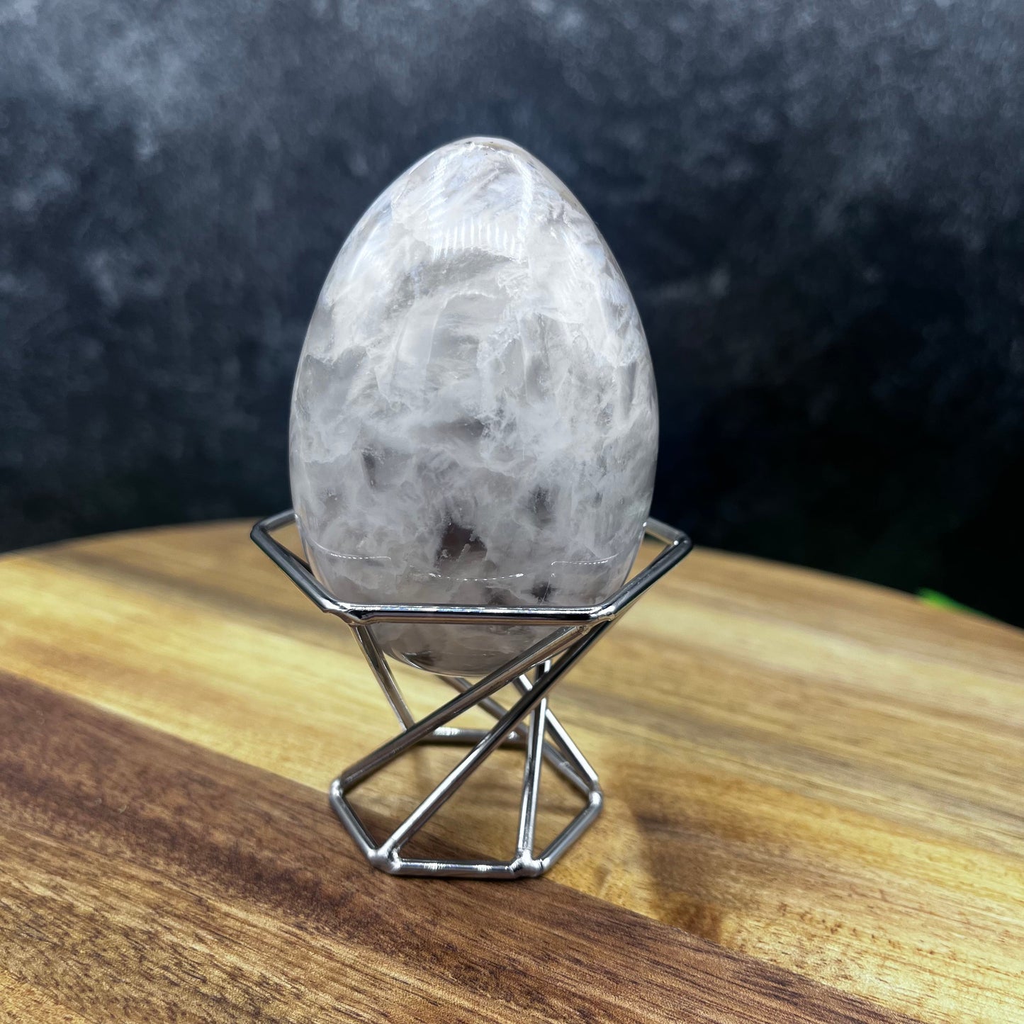 Druzy Banded Agate Egg