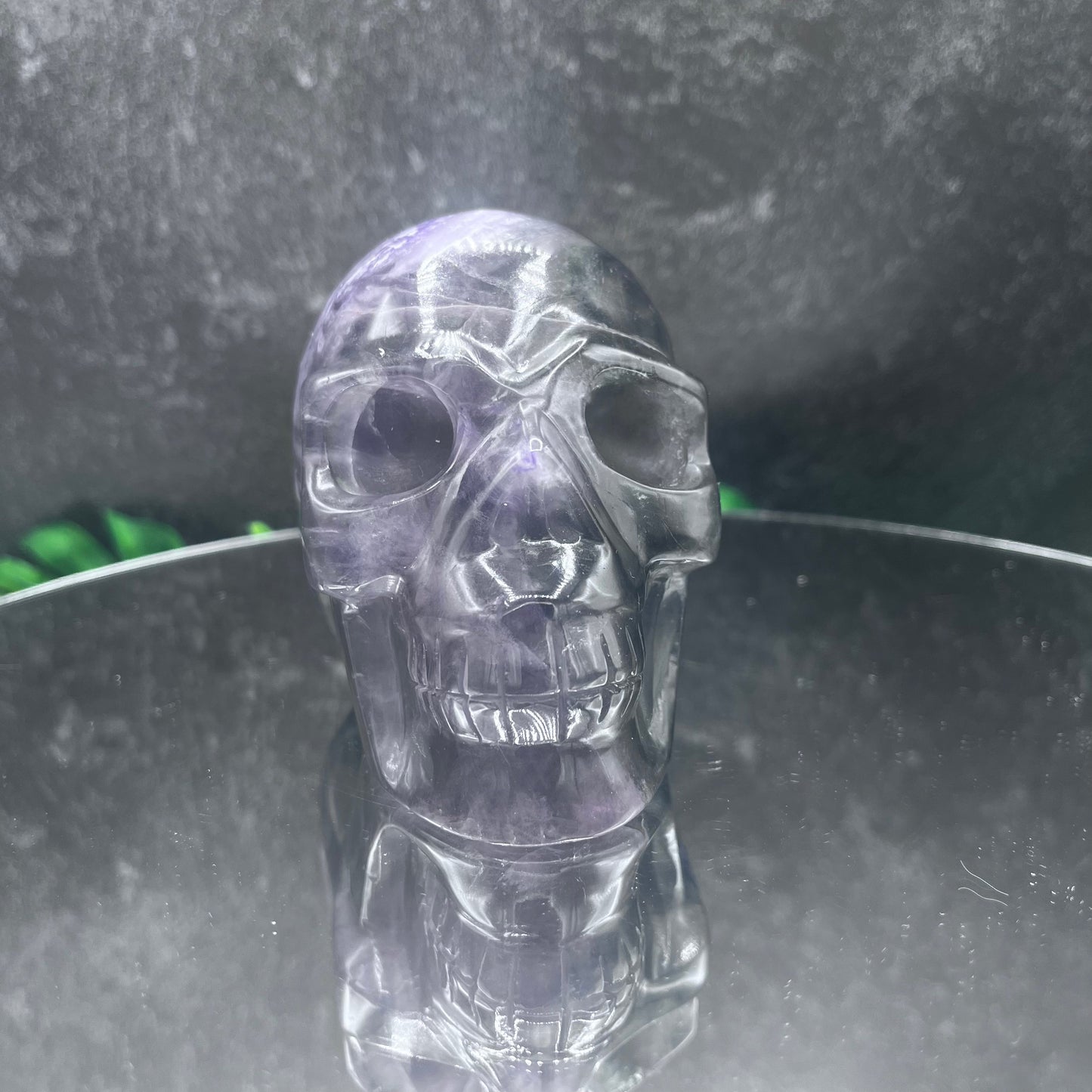 Rainbow Fluorite Skull