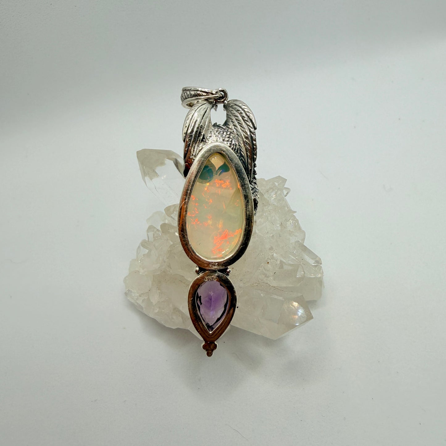 Gotland Dragon Amethyst Opal Pendant