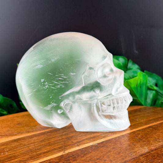 Beautiful Clear Selenite Skull