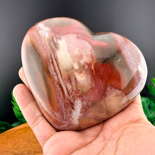 Polychrome Jasper Heart