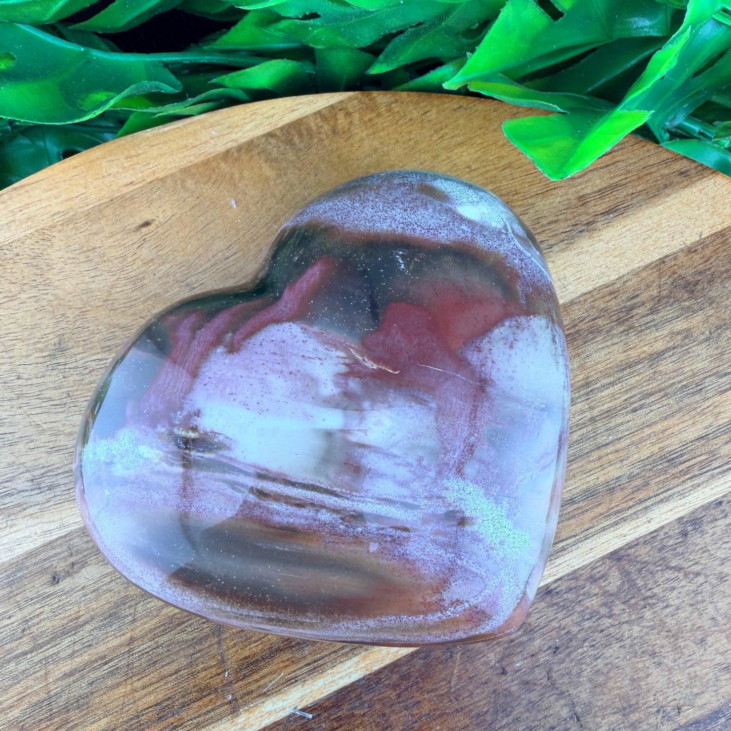 Polychrome Jasper Heart