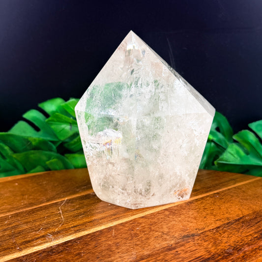 Clear Quartz Thick Cupcake Tower