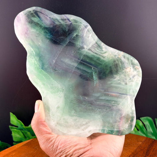Rainbow Fluorite Freeform Bowl